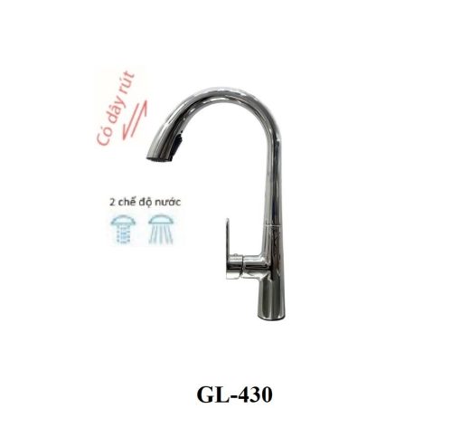 Vòi rửa chén nóng lạnh GOLICAA GL-430 - 1