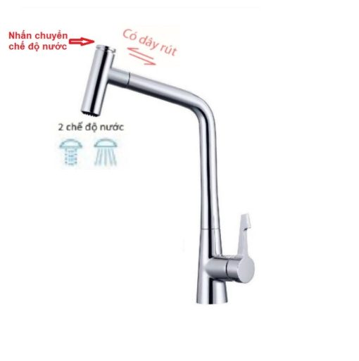 Vòi rửa chén nóng lạnh GOLICAA GL-441 - 1