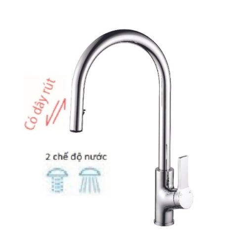 Vòi rửa bát Golicaa GL-444 - 3