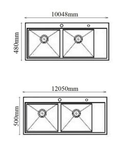 CHẬU RỬA CHÉN BÁT GOLICAA GD-12050 - 11