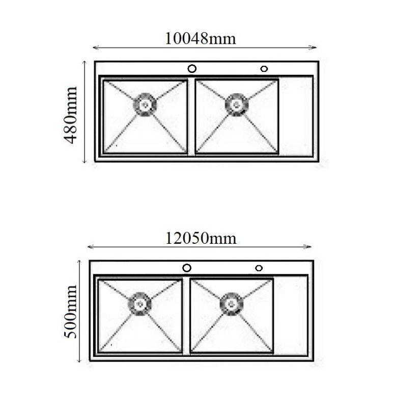 CHẬU RỬA CHÉN GOLICAA GD-10048KS