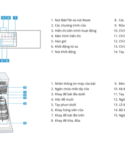 Máy Rửa Bát Bosch SMI6ZCS16E Series 6 Bán Âm - 57