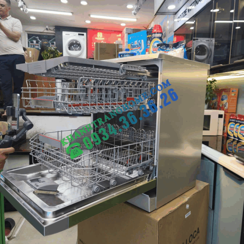 Máy rửa bát Bosch SMS6ZCI16E Series 6 Zeolith Độc lập - 147 Máy rửa bát Bosch SMS6ZCI16E Series 6