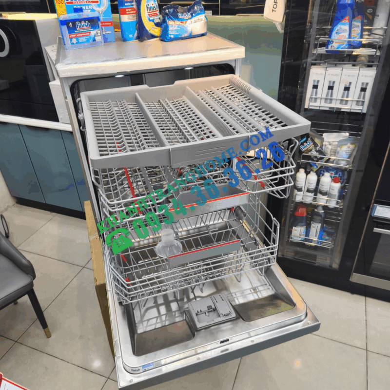 Máy rửa bát Bosch SMS6ZCI16E Series 6 Zeolith Độc lập - 151 Máy rửa bát Bosch SMS6ZCI16E Series 6