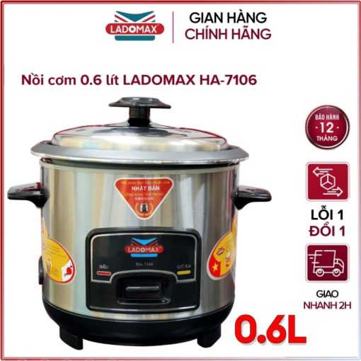 Nồi cơm điện nắp rời Ladomax HA-7106 - 1