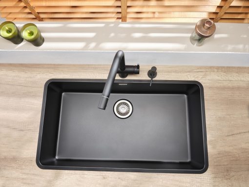 Chậu Rửa Bát 1 Hố Reginox OHIO HMH.R32688 Mạ Đen - 5