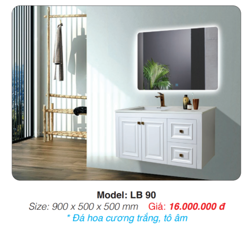 Tủ Lavabo Roland LB 90 - 3