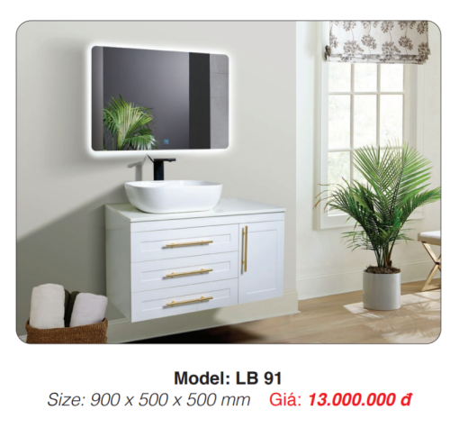 Tủ Lavabo Roland LB 91 - 3