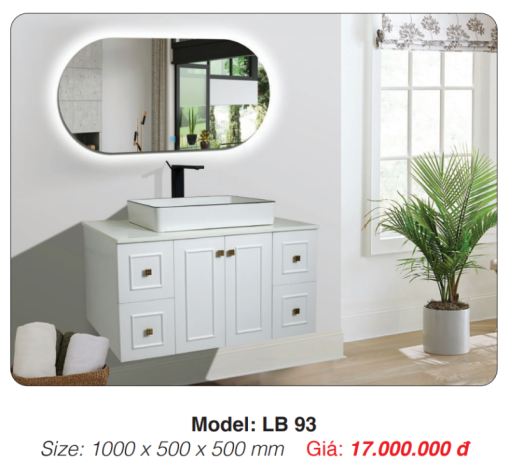Tủ Lavabo Roland LB 93 - 3