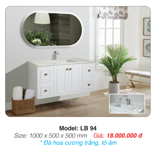 Tủ Lavabo Roland LB 94 - 3