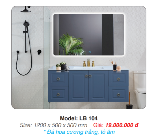 Tủ Lavabo Roland LB 104 - 3
