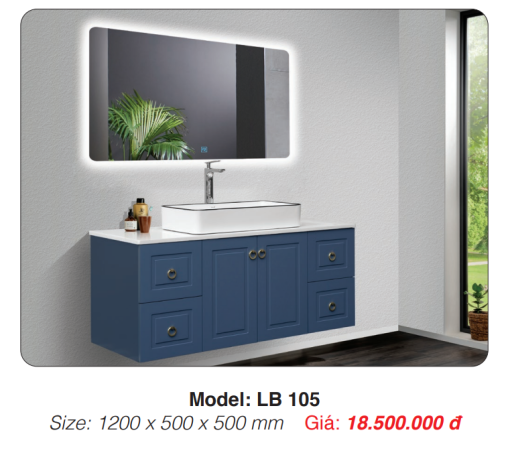 Tủ Lavabo Roland LB 105 - 3
