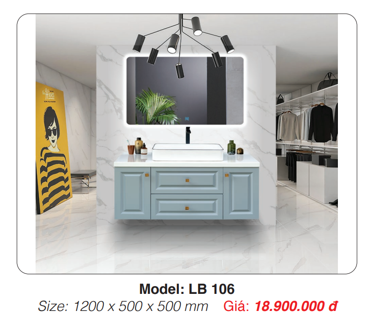 Tủ Lavabo Roland LB 106