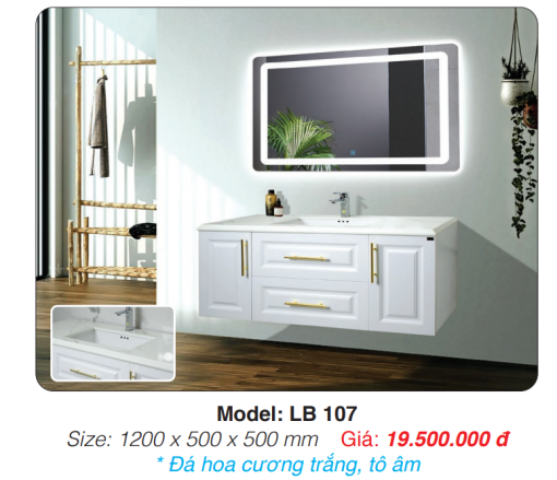 Tủ Lavabo Roland LB 107 - 3
