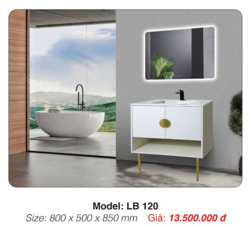 Tủ Lavabo Chân Đứng Roland LB 120 - 3