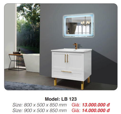 Tủ Lavabo Chân Đứng Roland LB 123 - 3