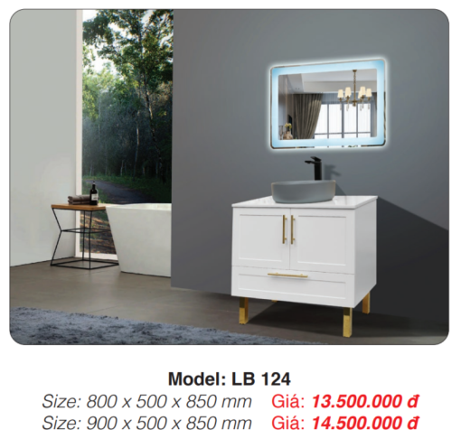 Tủ Lavabo Chân Đứng Roland LB 124 - 3