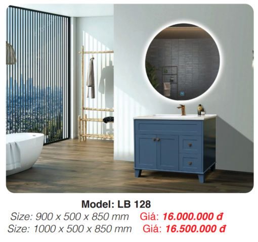 Tủ Lavabo Chân Đứng Roland LB 128 - 3