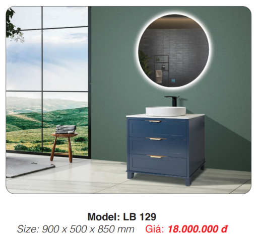 Tủ Lavabo Chân Đứng Roland LB 129 - 3