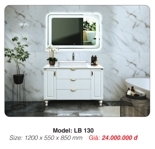Tủ Lavabo Chân Đứng Roland LB 130 - 3