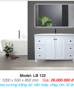 Tủ Lavabo Chân Đứng Roland LB 133 - 10 Tủ Lavabo Chân Đứng Roland LB 133 - 9