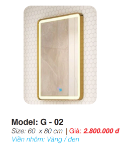 Gương Led Roland G-02 - 8 Gương Led Roland G-02 - 7