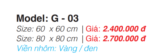 Gương Led Roland G-03 - 5