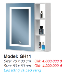 Tủ Gương Roland GH11 70×80 - 7