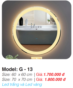 Gương Led Roland G-13 - 8 Gương Led Roland G-13 - 7