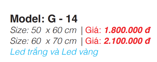Gương Led Roland G-14 - 5
