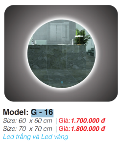 Gương Led Roland G-16 70×70 - 10 Gương Led Roland G-16 70×70 - 9