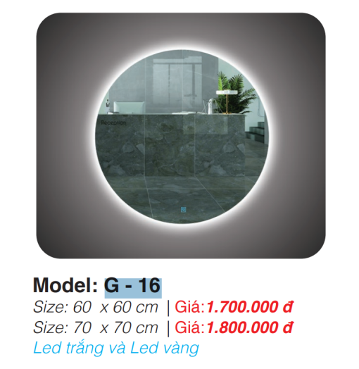 Gương Led Roland G-16 70×70 - 5