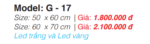 Gương Led Roland G-17 60×70 - 5
