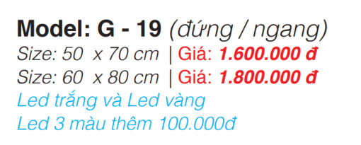 Gương Led Roland G-19 50×70 - 5
