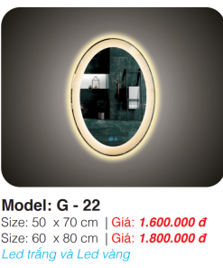 Gương Led Roland G-22 50×70 - 7