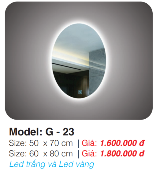 Gương Led Roland G-23 50×70 - 3