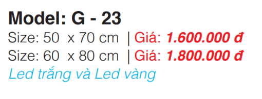Gương Led Roland G-23 50×70 - 5