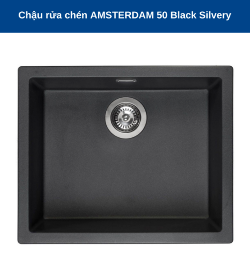 Chậu rửa chén Reginox AMSTERDAM 50 ĐEN HMH.R30844 - 5