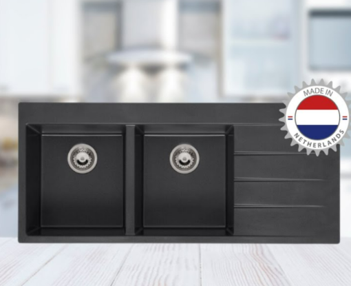 Chậu rửa chén Reginox BREDA 30 ĐEN HMH.R33739 - 7