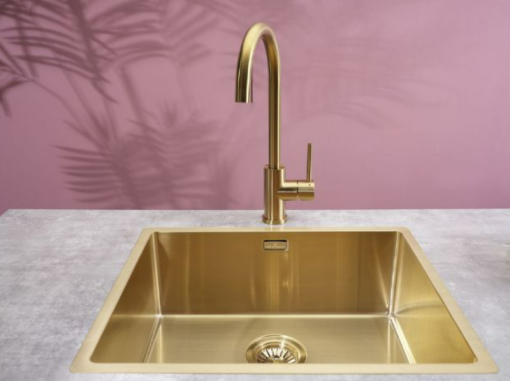Chậu Rửa Bát Reginox Miami Vàng PVD HMH.R30745 - 5
