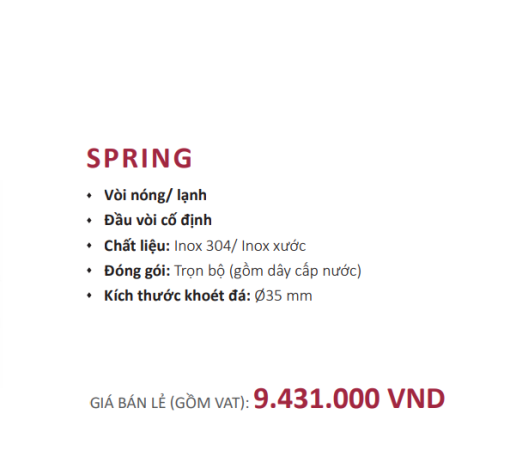 Vòi Rửa Bát Reginox SPRING HMH.R31780 - 3