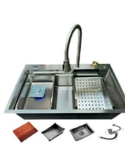 CHẬU RỬA CHÉN BÁT 1 HỘC VÒI ÂM GOLICAA GA-7846DVI