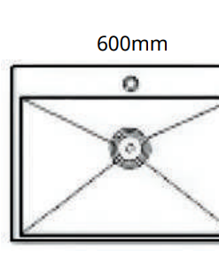 CHẬU RỬA CHÉN BÁT 1 HỘC GOLICAA GA-6045 - 7