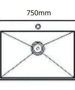 CHẬU RỬA CHÉN BÁT 1 HỘC GOLICAA GA-7545 - 9