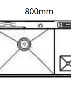 CHẬU RỬA CHÉN BÁT GOLICAA GB-8046DT - 8 CHẬU RỬA CHÉN BÁT GOLICAA GB-8046DT - 7