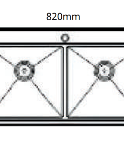 CHẬU RỬA CHÉN BÁT INOX GOLICAA GC-8245GA - 9