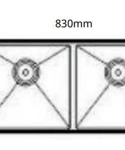 CHẬU RỬA CHÉN BÁT GOLICAA GC-8346AKS - 8 CHẬU RỬA CHÉN BÁT GOLICAA GC-8346AKS - 7