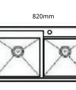 Chậu rửa chén bát GOLICAA GC-8245TAL - 9