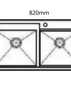 CHẬU RỬA CHÉN BÁT GOLICAA GC-8245LKS - 9