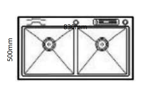 Chậu rửa bát Golicaa GC-8350DKS - 3